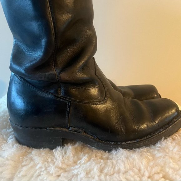 Dayton Vintage Black Motorcycle Boots main image 15